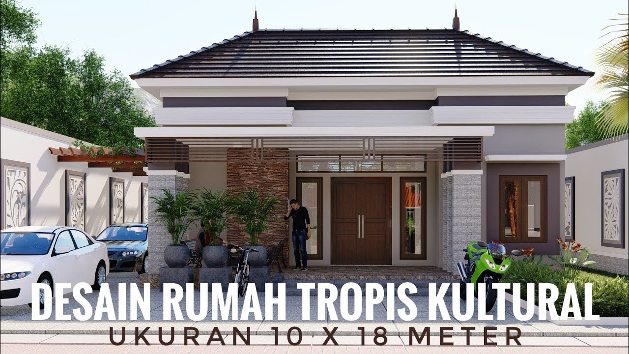 Desain Rumah Dengan Arsitektur Tropis Youtube