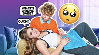 Having BAD Cramps To See How My BOYFRIEND Reacts **Cute Reaction**| Piper Rockelle