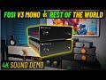 SUPERTEST - NEW FOSI V3 MONO vs V3 & ZA3 & 5000$ & 9000$ Amps