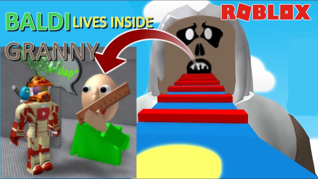 Escape Baldi Granny Obby Double Challenge The Weird Side - roblox extreme escape baldi obby youtube roblox how to