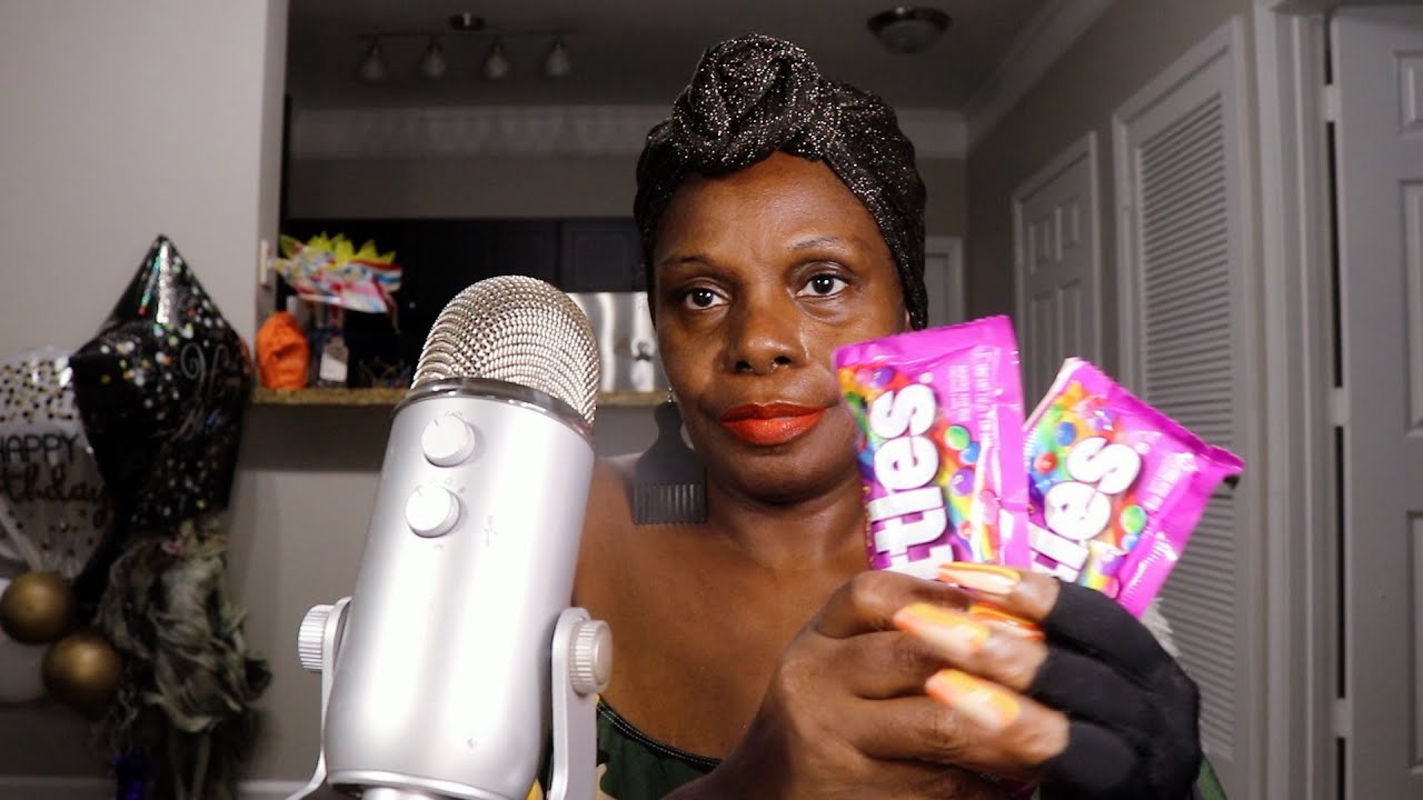 Wild Berry Skittles ASMR Eating Sounds - YouTube