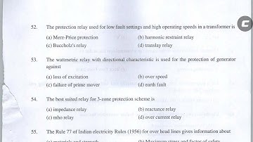 AP/TS TRANSCO SUB ENGINEER PREVIOUS PAPER PART-4