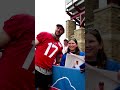 "Hey Josh! I never ever gave up! I beat cancer." 🫶 #shorts #nfl #joshallen #buffalobills