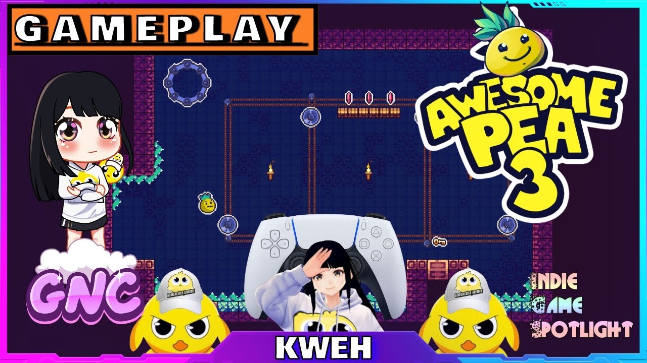 AWESOME PEA 3 | GAMEPLAY | PS5 | Indie Game Spotlight - YouTube