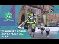 Torneo de 3 contra 3 en la plaza del Pilar