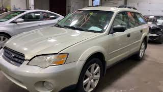 Parting out a 2006 Subaru Outback Legacy parts car - 230404 - Tom's Foreign Auto Parts