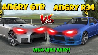 Angry Nissan GTR vs Angry Skyline R34 in Extreme Car Driving Simulator 🔥🔥 screenshot 4