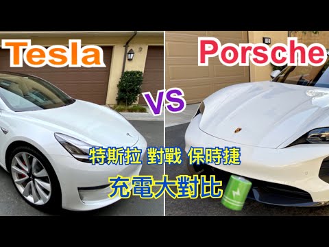 保時捷Porsche Taycan怎麼充電? Tesla充電站的優勢? Electrify America DC-Fast充電站 vs. Supercharger [胡老闆]