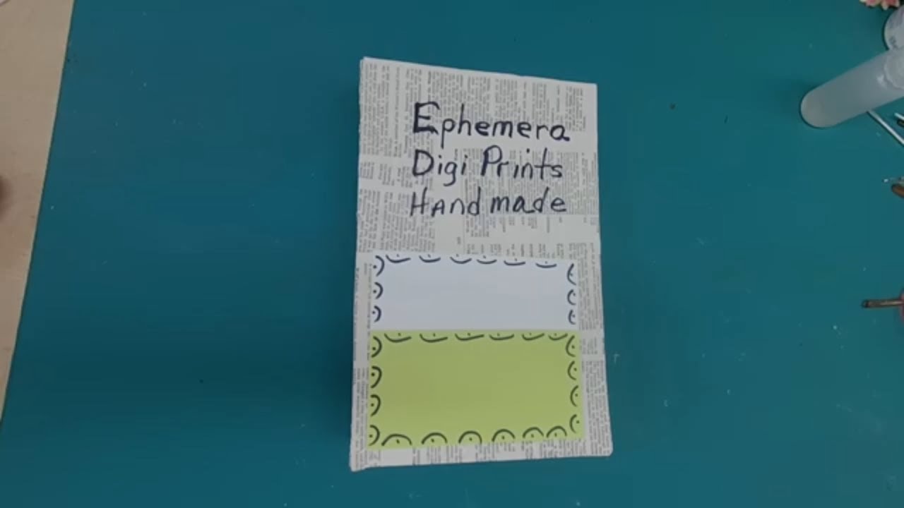 Learn To Craft An Ephemera Storage Book Tutorial - YouTube