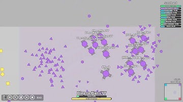 Diep.io multiboxing 7 overseers ft. HIB