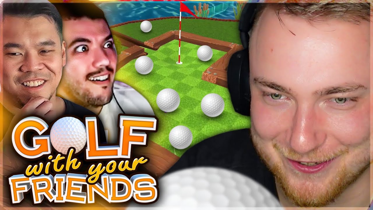 ⛳ GOLF mit 6 STREAMERN! 🏆 vs KC, Mehdi, Seyyn, Cyberpunk & Amar 🤣 | SolutionPlayz