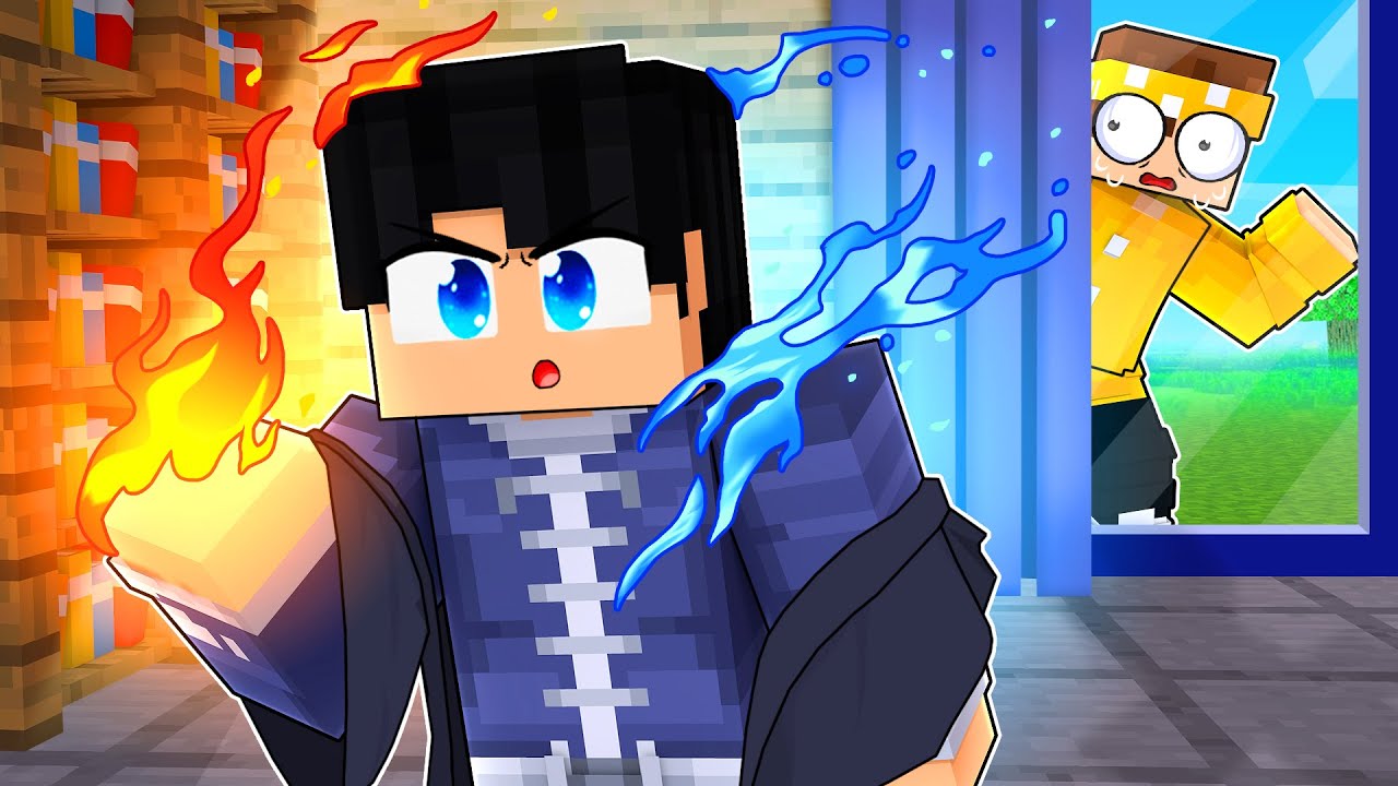 Meus AMIGOS não sabem que EU SOU um FEITICEIRO no Minecraft