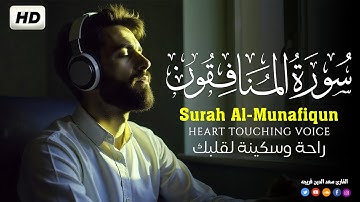 سورة المنافقون بصوت جميل جدا يريح قلبك ❤️ القارئ سعد فريجة Surah Al-Munāfiqūn