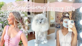 Weekend In My Life! | Cat Sitting, Girls Night, Cheese Board | Lauren Norris