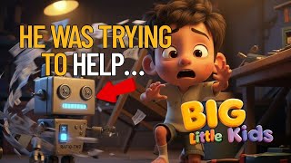 The Robot That Forgot How to Help 🤖 | Kids Moral Story About Kindness & Understanding