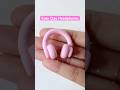 DIY Clay Headphones 🎧 #diy #clayart #claycrafts #craft #tutorial #shorts #ytshorts #clayart