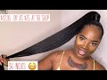 36 inches High GENIE PONYTAIL/ $12.95 / No hair shop / Outre quick Wrap / collab with Aya_all_day
