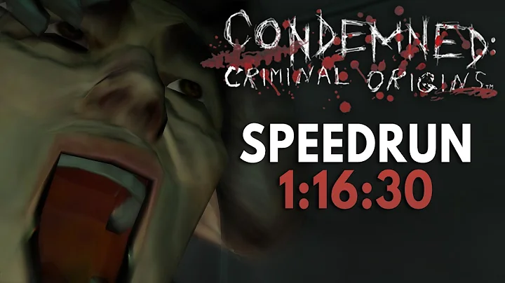 Condemned: Criminal Origins Speedrun in 1:16:30