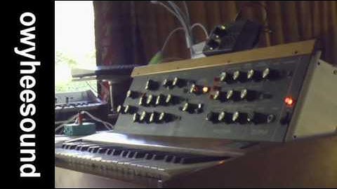 Atari Punk Console and Mini Moog and owyheesound sequencer