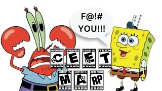 ESRB Ratings portrayed by SpongeBob SquarePants (Extra Edition)