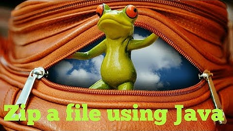 Java File Handling Series : How to zip a file | Part-1