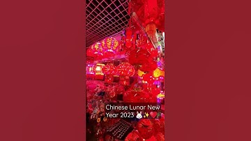 Thumbnail of Chinese Lunar New Year Decoration 2023 🇨🇳🐰✨️♥️ #shorts #china #shenyang#channel #chineselunarnewyear