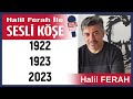 Halil ferah 192219232023 311223 halil ferah ile sesli ke