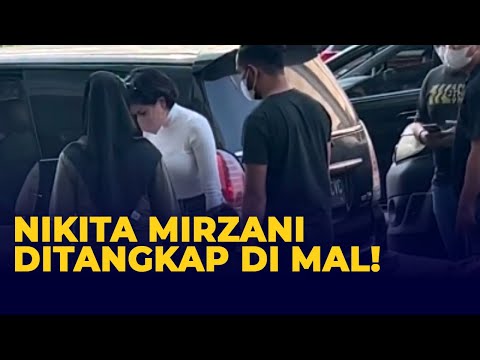 Video Detik-Detik Nikita Mirzani Ditangkap Polisi di Mal