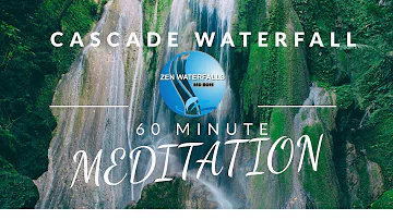 Waterfalls and Relaxation music and visualizations: Cascade 60 min.