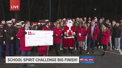 13 ON YOUR SIDE Toys for Tots School Spirit Challenge 2022