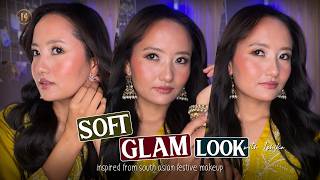 Transform Your Look: Soft Glam Makeup Tutorial by Hamro Makeup Studio 💖✨  #MakeupMagic screenshot 4