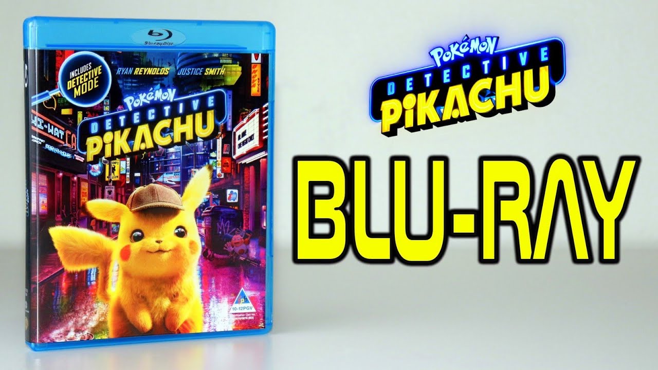 Pokemon Detective Pikachu Blu Ray Unboxing