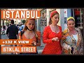 THE MOST FAMOUS STREET IN ISTANBUL TURKEY | ISTIKLAL STREET ISTANBUL 4K WALKING TOUR | 4K UHD 60FPS