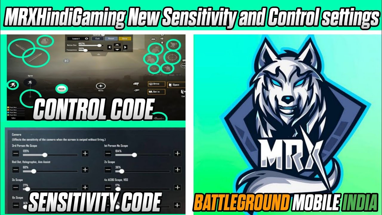 MRXHindiGaming New Sensi & Claw Setting code | MRXHindiGaming Sensi & claw