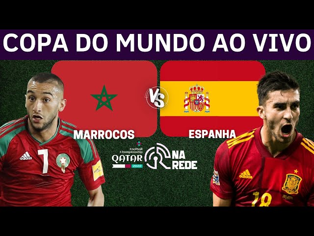Marrocos x Espanha ao vivo na Copa 2022: onde assistir e horário