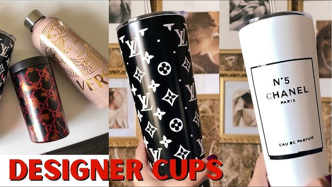 LV RHINESTONE MUG, LV TUMBLER