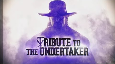 Tribute To The Undertaker Wr3d 2k20