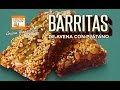Barritas de avena con plátano - Cocina Vegan Fácil
