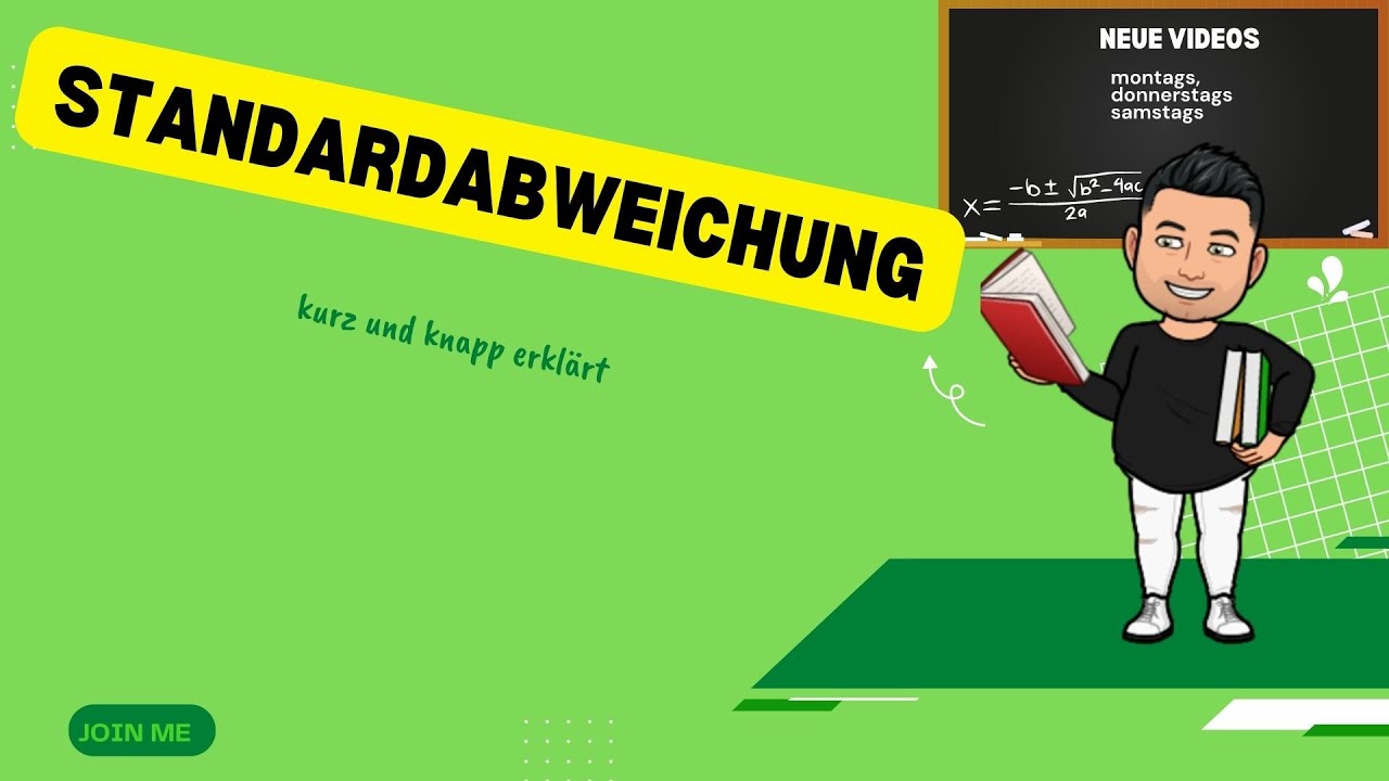 Die Standardabweichung hilft uns das Streumaß um den Erwartungswert