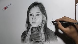 Speed Drawing - Menggambar Wajah Jessica Jane