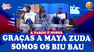 Os Biu Bau e Maya Zuda falam da música Oração | A Tarde é Nossa | TV ZIMBO