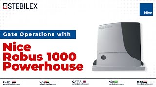 Advanced Gate Automation for Commercial & Industrial Facilities | Nice Robus 1000 #gateautomation