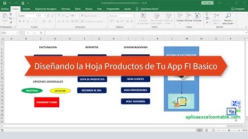 Como crear tu App de Facturacion e Inventario en Excel Basico - Video 2