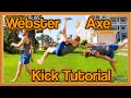 Webster Axe Kick Tutorial (One Leg Front Flip Kick) | GNT How to