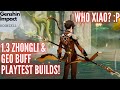 1.3 Zhongli Buff Playtest Builds - HP Artifacts! BTW, Who Xiao? :P