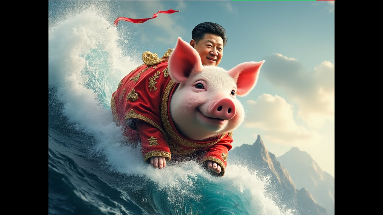 习近平坐上金猪，大家别急着卖中国股票，还要涨很多！ - YouTube