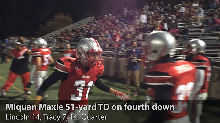 Lincoln football tops Tracy
