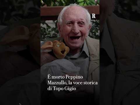 Video È morto Peppino Mazzullo, la voce storica di Topo Gigio