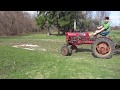 Disking with the Farmall Cub