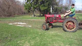 Disking with the Farmall Cub